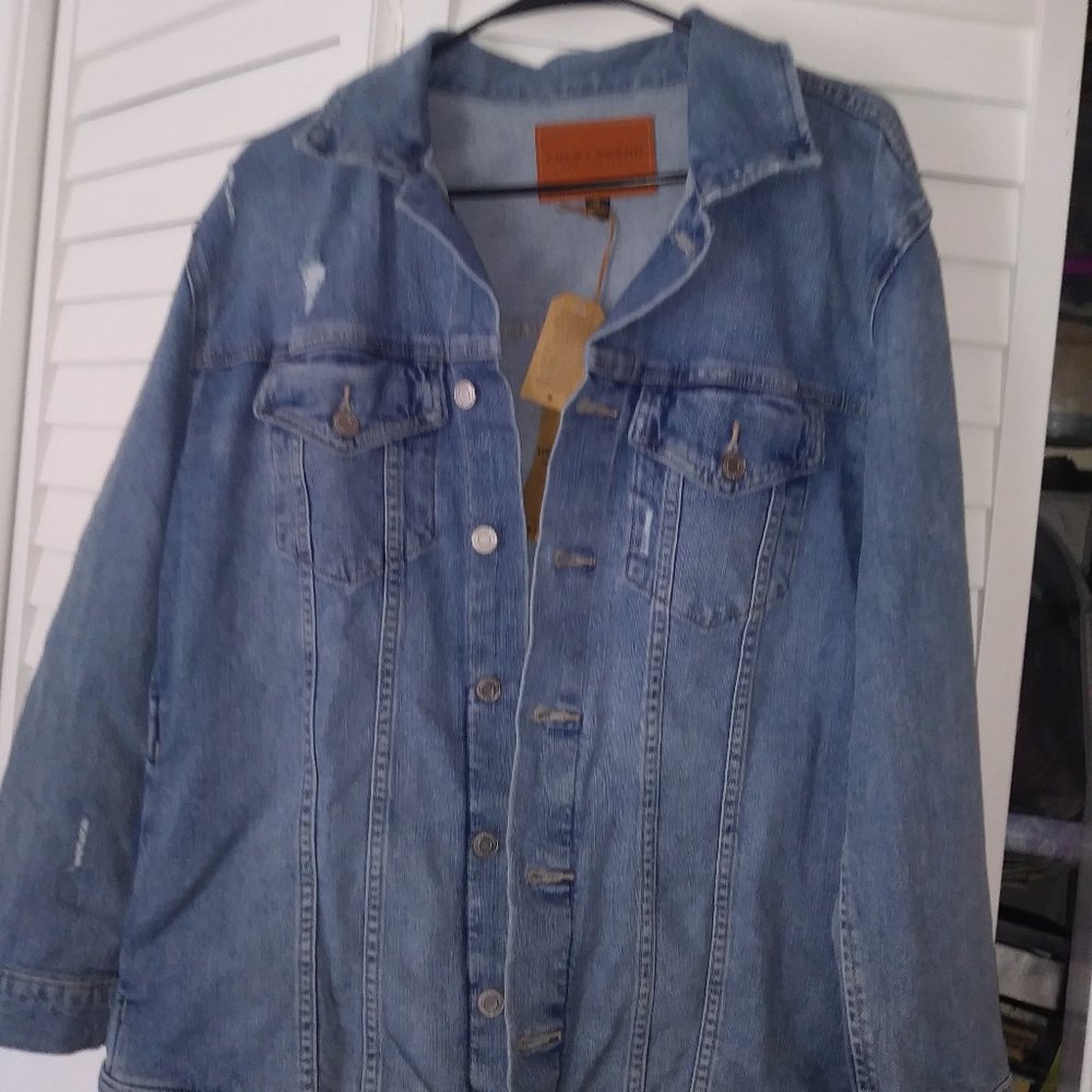 NWT Lucky Brand Tomboy Trucker Denim Jean Jacket